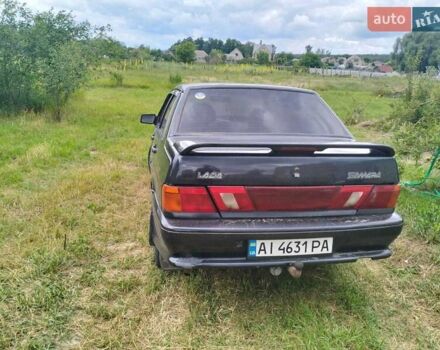 Черный ВАЗ 2115 Самара, объемом двигателя 1.6 л и пробегом 156 тыс. км за 2000 $, фото 5 на Automoto.ua