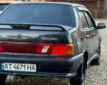 Черный ВАЗ 2115 Самара, объемом двигателя 1.6 л и пробегом 230 тыс. км за 1199 $, фото 4 на Automoto.ua