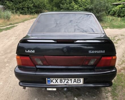 Черный ВАЗ 2115 Самара, объемом двигателя 1.6 л и пробегом 225 тыс. км за 2550 $, фото 4 на Automoto.ua