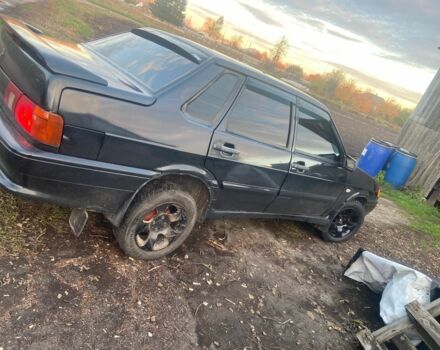 Черный ВАЗ 2115 Самара, объемом двигателя 1.6 л и пробегом 420 тыс. км за 2000 $, фото 7 на Automoto.ua