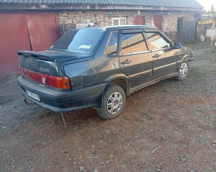 Чорний ВАЗ 2115 Самара, об'ємом двигуна 1.6 л та пробігом 65 тис. км за 760 $, фото 2 на Automoto.ua