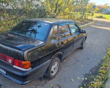 Черный ВАЗ 2115 Самара, объемом двигателя 1.6 л и пробегом 177 тыс. км за 1550 $, фото 4 на Automoto.ua