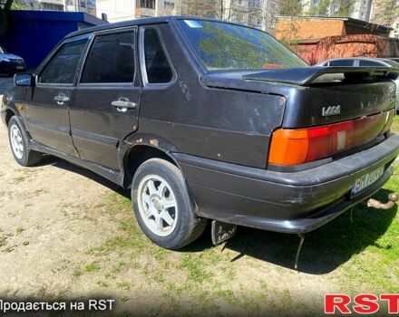 Черный ВАЗ 2115 Самара, объемом двигателя 1.6 л и пробегом 200 тыс. км за 1100 $, фото 5 на Automoto.ua