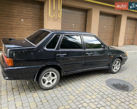 Чорний ВАЗ 2115 Самара, об'ємом двигуна 1.6 л та пробігом 85 тис. км за 2000 $, фото 3 на Automoto.ua