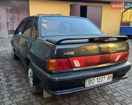 Черный ВАЗ 2115 Самара, объемом двигателя 1.6 л и пробегом 295 тыс. км за 1900 $, фото 4 на Automoto.ua
