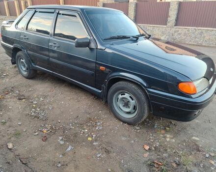 Черный ВАЗ 2115 Самара, объемом двигателя 1.6 л и пробегом 188 тыс. км за 2500 $, фото 1 на Automoto.ua