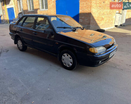 Чорний ВАЗ 2115 Самара, об'ємом двигуна 1.6 л та пробігом 83 тис. км за 2100 $, фото 2 на Automoto.ua
