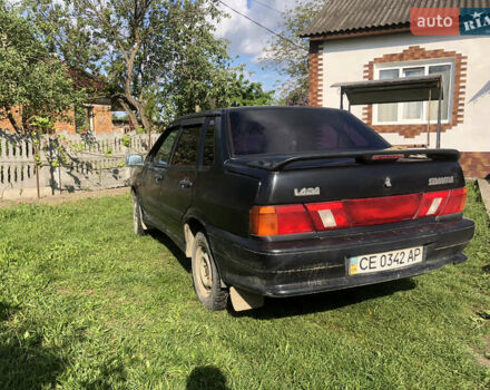 ВАЗ 2115 Самара 2009 в Новоселица на Automoto.ua Черный ВАЗ 2115 Самара, объемом двигателя 0 л и пробегом 150 тыс. км за 1700 $, фото 2 на Automoto.ua