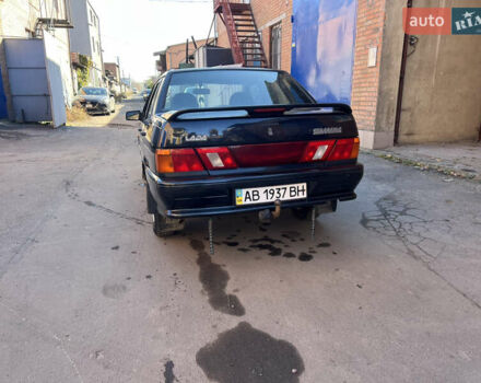 Чорний ВАЗ 2115 Самара, об'ємом двигуна 1.6 л та пробігом 83 тис. км за 2100 $, фото 6 на Automoto.ua