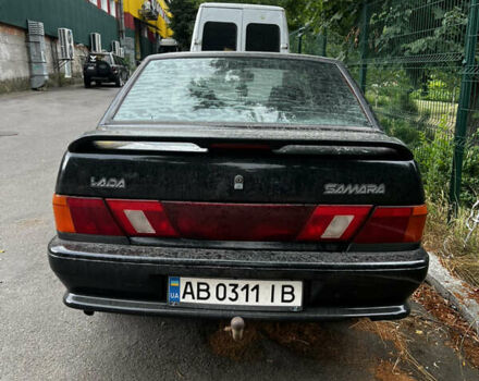 Черный ВАЗ 2115 Самара, объемом двигателя 1.6 л и пробегом 187 тыс. км за 3500 $, фото 3 на Automoto.ua