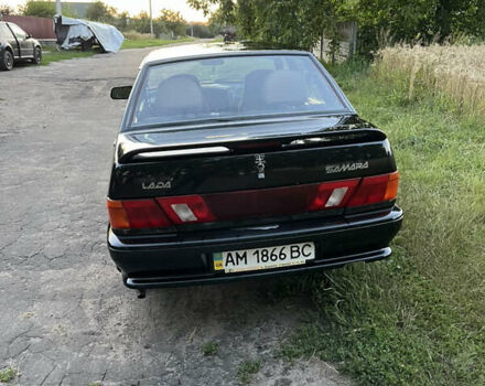 Черный ВАЗ 2115 Самара, объемом двигателя 1.6 л и пробегом 76 тыс. км за 3500 $, фото 6 на Automoto.ua