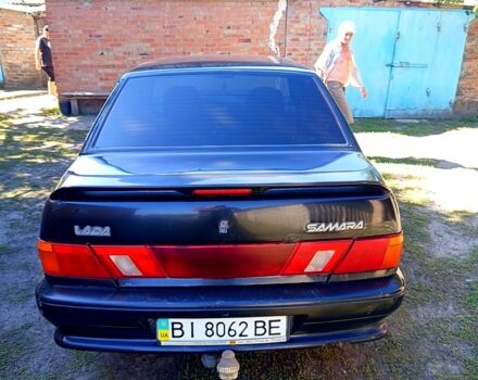 Черный ВАЗ 2115 Самара, объемом двигателя 1.6 л и пробегом 201 тыс. км за 1700 $, фото 7 на Automoto.ua