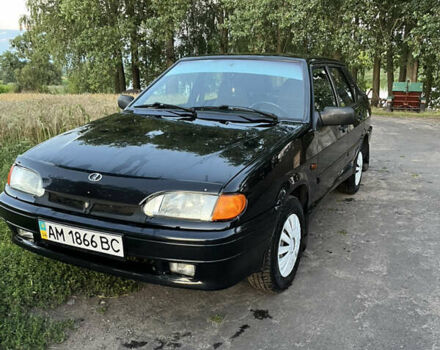 Черный ВАЗ 2115 Самара, объемом двигателя 1.6 л и пробегом 76 тыс. км за 3500 $, фото 3 на Automoto.ua