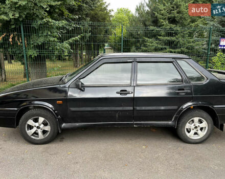 Черный ВАЗ 2115 Самара, объемом двигателя 1.6 л и пробегом 185 тыс. км за 3000 $, фото 2 на Automoto.ua