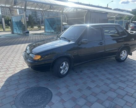 Черный ВАЗ 2115 Самара, объемом двигателя 1.6 л и пробегом 350 тыс. км за 2000 $, фото 3 на Automoto.ua