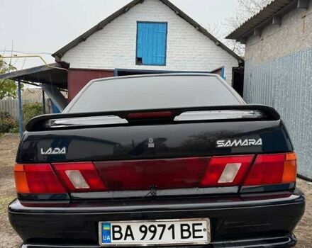 Черный ВАЗ 2115 Самара, объемом двигателя 1.6 л и пробегом 125 тыс. км за 2800 $, фото 4 на Automoto.ua