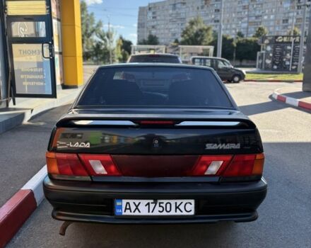 Чорний ВАЗ 2115 Самара, об'ємом двигуна 1.6 л та пробігом 130 тис. км за 1500 $, фото 2 на Automoto.ua