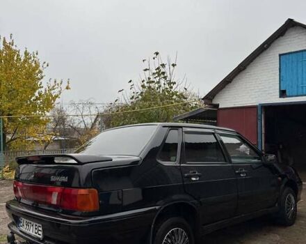 Черный ВАЗ 2115 Самара, объемом двигателя 1.6 л и пробегом 125 тыс. км за 2800 $, фото 5 на Automoto.ua