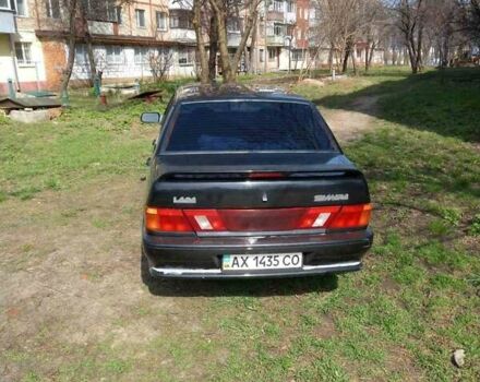 Черный ВАЗ 2115 Самара, объемом двигателя 1.6 л и пробегом 103 тыс. км за 3200 $, фото 3 на Automoto.ua