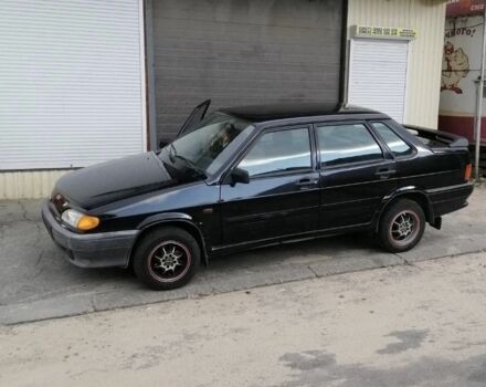 Чорний ВАЗ 2115 Самара, об'ємом двигуна 1.6 л та пробігом 73 тис. км за 2400 $, фото 1 на Automoto.ua