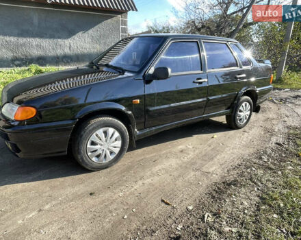 Черный ВАЗ 2115 Самара, объемом двигателя 1.6 л и пробегом 209 тыс. км за 2100 $, фото 7 на Automoto.ua