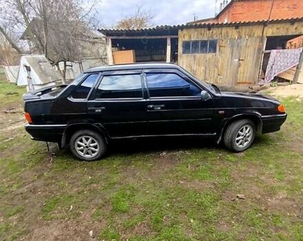 Черный ВАЗ 2115 Самара, объемом двигателя 1.6 л и пробегом 215 тыс. км за 3000 $, фото 4 на Automoto.ua
