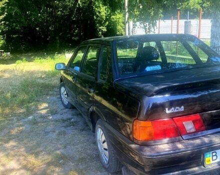 Черный ВАЗ 2115 Самара, объемом двигателя 1.6 л и пробегом 230 тыс. км за 1750 $, фото 6 на Automoto.ua