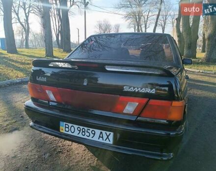 Черный ВАЗ 2115 Самара, объемом двигателя 1.6 л и пробегом 111 тыс. км за 1890 $, фото 6 на Automoto.ua