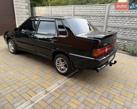 Черный ВАЗ 2115 Самара, объемом двигателя 1.6 л и пробегом 94 тыс. км за 3800 $, фото 1 на Automoto.ua