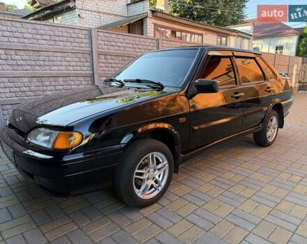 Черный ВАЗ 2115 Самара, объемом двигателя 1.6 л и пробегом 94 тыс. км за 3800 $, фото 5 на Automoto.ua