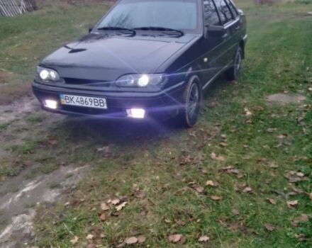 Черный ВАЗ 2115 Самара, объемом двигателя 1.6 л и пробегом 123 тыс. км за 1900 $, фото 1 на Automoto.ua