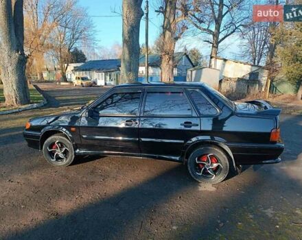 Черный ВАЗ 2115 Самара, объемом двигателя 1.6 л и пробегом 111 тыс. км за 1890 $, фото 7 на Automoto.ua