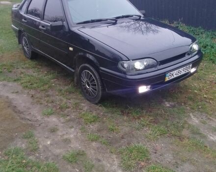 Черный ВАЗ 2115 Самара, объемом двигателя 1.6 л и пробегом 123 тыс. км за 1900 $, фото 2 на Automoto.ua