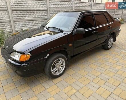 Черный ВАЗ 2115 Самара, объемом двигателя 1.6 л и пробегом 94 тыс. км за 3800 $, фото 2 на Automoto.ua