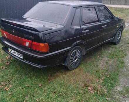 Черный ВАЗ 2115 Самара, объемом двигателя 1.6 л и пробегом 123 тыс. км за 1900 $, фото 5 на Automoto.ua