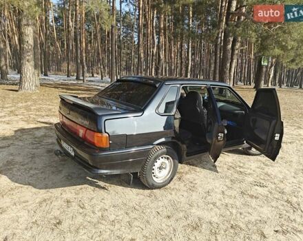 Черный ВАЗ 2115 Самара, объемом двигателя 1.6 л и пробегом 117 тыс. км за 2900 $, фото 1 на Automoto.ua