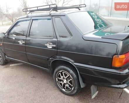 Черный ВАЗ 2115 Самара, объемом двигателя 1.6 л и пробегом 112 тыс. км за 3299 $, фото 3 на Automoto.ua