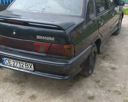 Черный ВАЗ 2115 Самара, объемом двигателя 1.6 л и пробегом 90 тыс. км за 2950 $, фото 1 на Automoto.ua