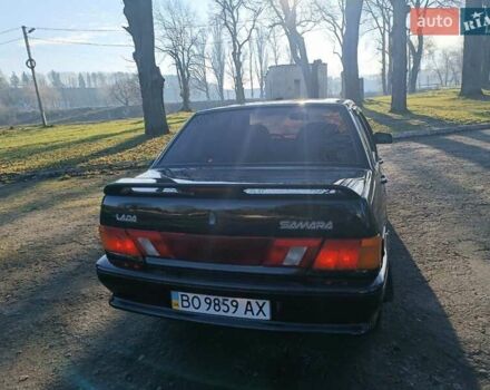 Черный ВАЗ 2115 Самара, объемом двигателя 1.6 л и пробегом 111 тыс. км за 1890 $, фото 1 на Automoto.ua