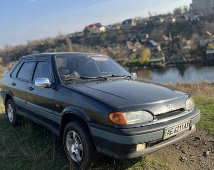 Черный ВАЗ 2115 Самара, объемом двигателя 1.5 л и пробегом 200 тыс. км за 1350 $, фото 1 на Automoto.ua