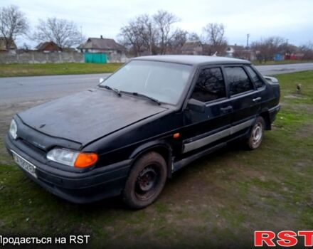 Черный ВАЗ 2115 Самара, объемом двигателя 1.5 л и пробегом 100 тыс. км за 650 $, фото 1 на Automoto.ua