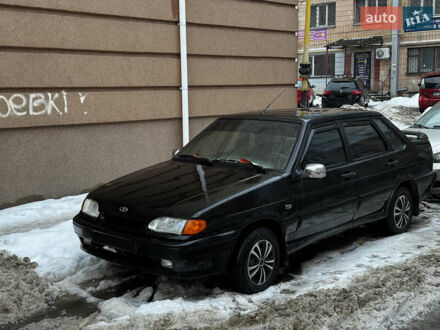 Черный ВАЗ 2115 Самара, объемом двигателя 1.5 л и пробегом 205 тыс. км за 1999 $, фото 1 на Automoto.ua