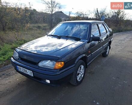 Черный ВАЗ 2115 Самара, объемом двигателя 1.5 л и пробегом 250 тыс. км за 2300 $, фото 1 на Automoto.ua