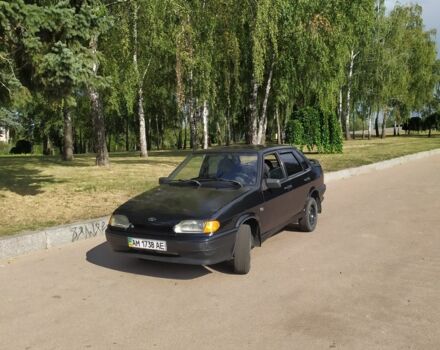 Чорний ВАЗ 2115 Самара, об'ємом двигуна 1.5 л та пробігом 200 тис. км за 1100 $, фото 1 на Automoto.ua