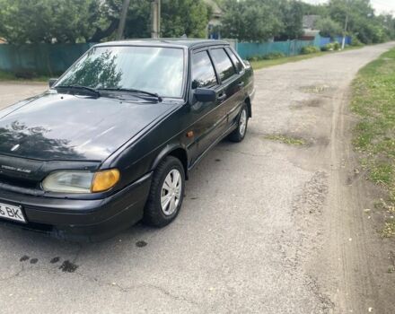 Чорний ВАЗ 2115 Самара, об'ємом двигуна 1.6 л та пробігом 160 тис. км за 1300 $, фото 1 на Automoto.ua