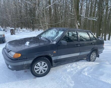 Черный ВАЗ 2115 Самара, объемом двигателя 1.6 л и пробегом 300 тыс. км за 1300 $, фото 1 на Automoto.ua