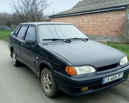 Черный ВАЗ 2115 Самара, объемом двигателя 1.5 л и пробегом 160 тыс. км за 1776 $, фото 1 на Automoto.ua