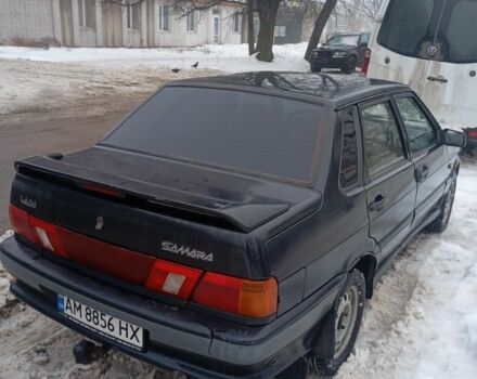 Черный ВАЗ 2115 Самара, объемом двигателя 1.5 л и пробегом 33 тыс. км за 1282 $, фото 1 на Automoto.ua