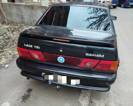 Черный ВАЗ 2115 Самара, объемом двигателя 1.5 л и пробегом 360 тыс. км за 1650 $, фото 1 на Automoto.ua