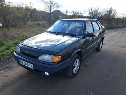 Черный ВАЗ 2115 Самара, объемом двигателя 1.5 л и пробегом 250 тыс. км за 2400 $, фото 1 на Automoto.ua